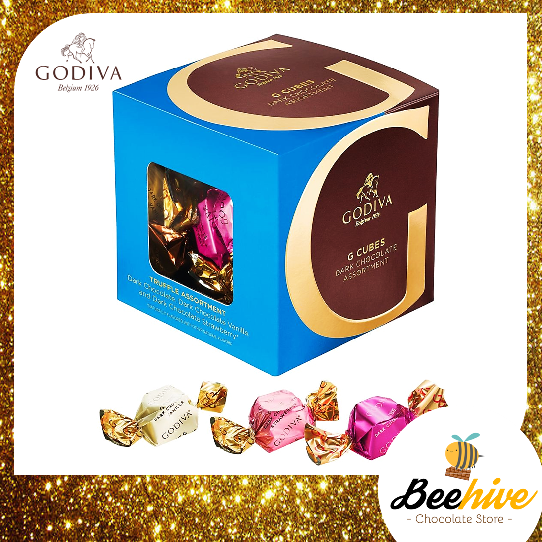 GODIVA G Cube Dark Chocolate Assortment 175g